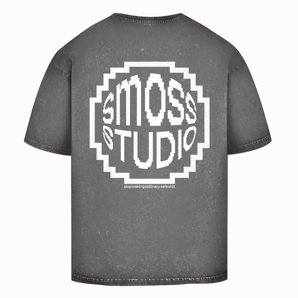 STUDIO PIXELATED WASHED TEE
